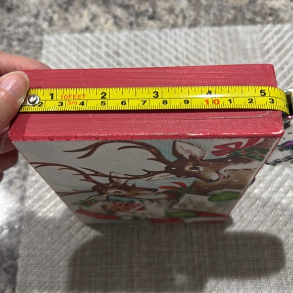 Quill to Paper Retro Vintage Santa Claus & Reindeers Home Wood Decor Christmas - Picture 11 of 11